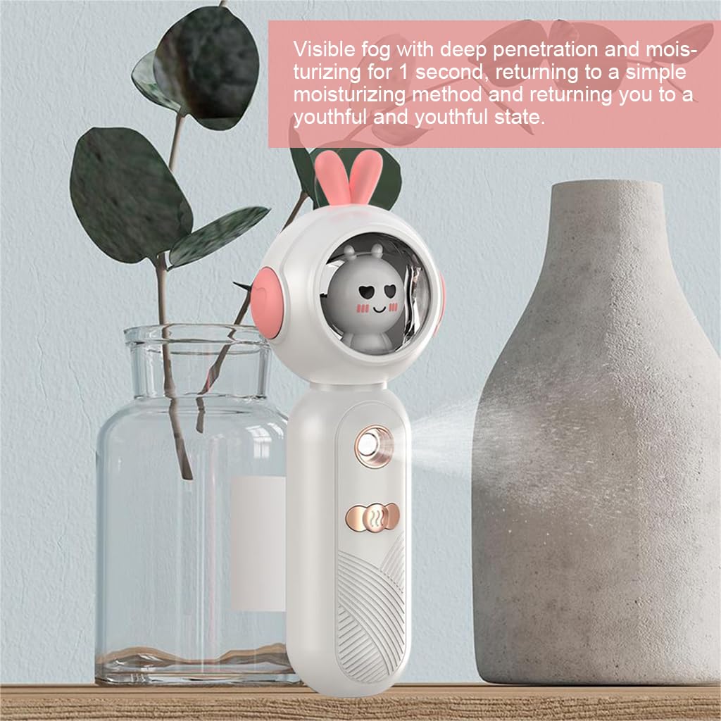MAYCREATE Face Mist Sprayer Nano Portable Face Steamer Mini Nano Face Mist Face Mister Skin Moisturizing Facial Sprayer - USB Rechargeable, Night Light Design MAYCREATE Face Mist Sprayer Nano Portable Face Steamer Mini Nano Face Mist Face Mister Skin Moisturizing Facial Sprayer - USB Rechargeable, Night Light Design